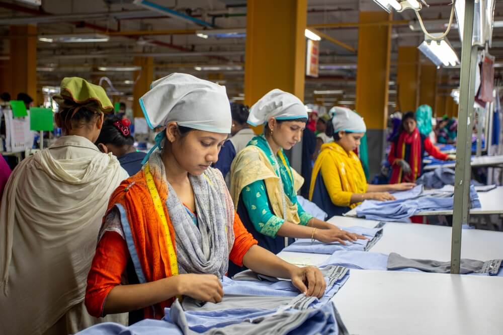 Tekstilna tovarna v Aziji